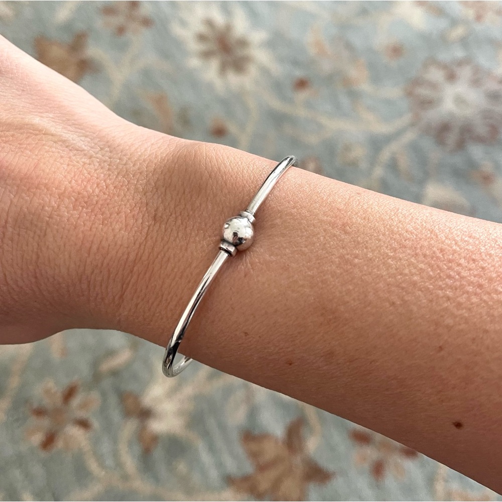 Sterling Silver Cape Cod Single Ball Bracelet - image 2